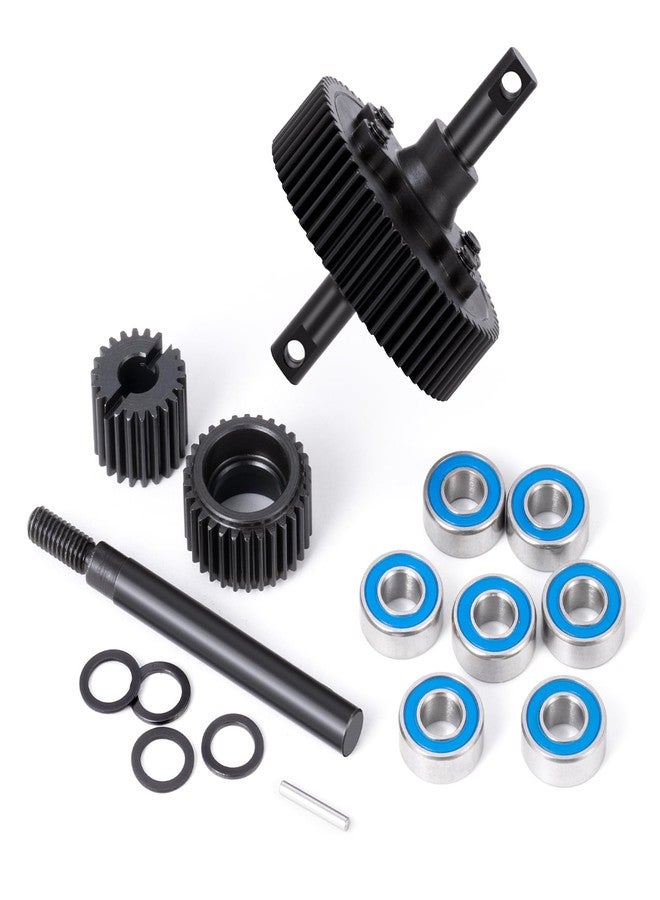 WEFEINO Steel Gearbox Transmission Gear Set with Ball Bearing Upgrade Parts for 1/10 Tra-xxas Slash 2WD Rustler Stampede Bandit VXL RC Car - Image 4